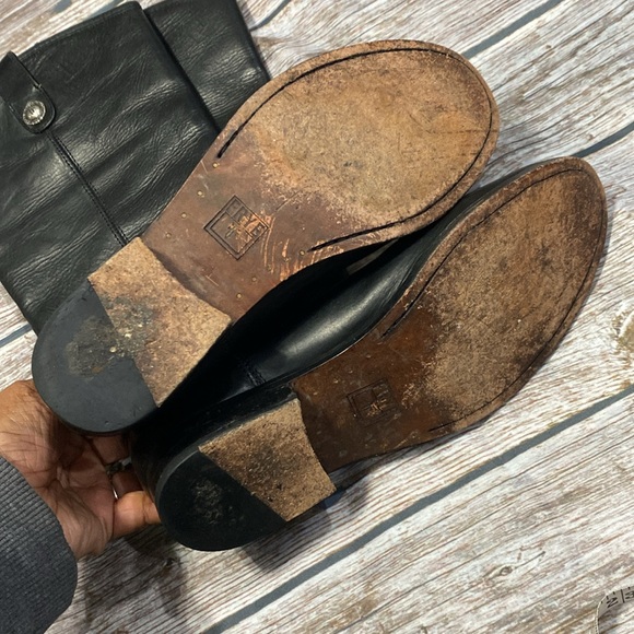 Frye WOMEN MELISSA BUTTON 2 black sz 8 - Picture 8 of 12